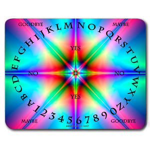 "Pink and Blue Radiating Star" Pendulum Message Board--Metaphysical Tool for Reiki, Dowsing, and Divination Readings.